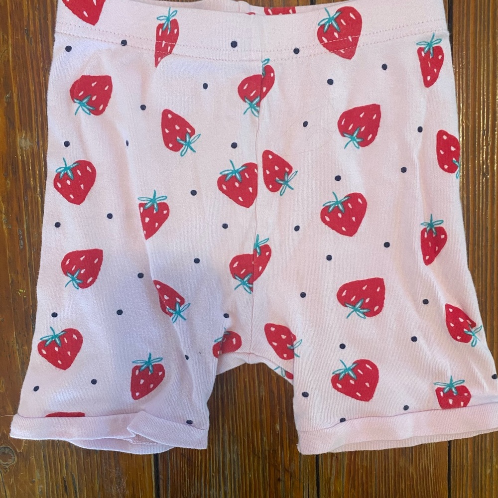Pink and Red Strawberry Print Underwear